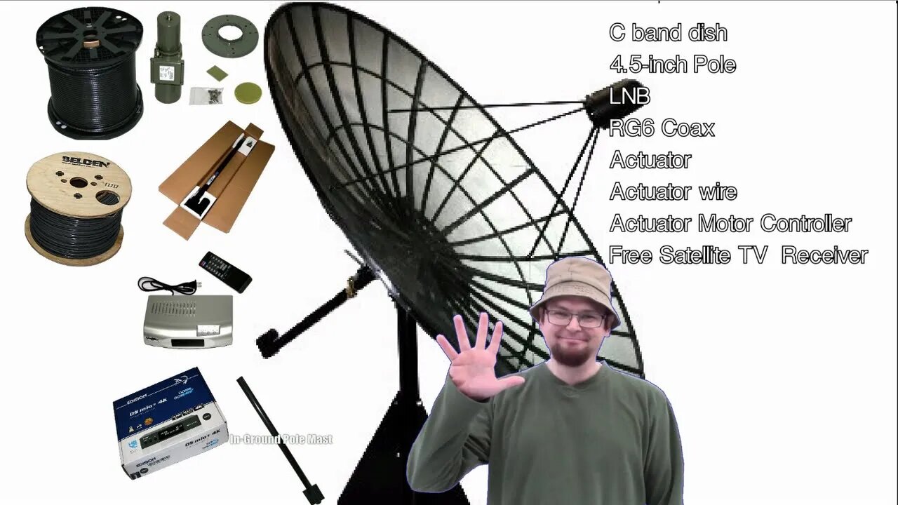 Buying a Used Satellite Dish for #FreeSatelliteTV - Live call in