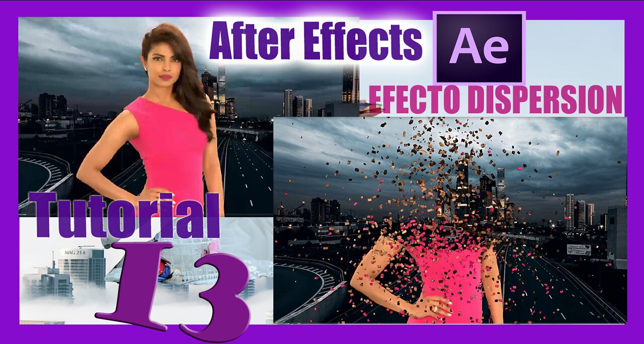 🆕 Como hacer el efecto DISPERSIÓN en After Effects 🔥 SHATTER EFFECT 🔥Tutorial 13