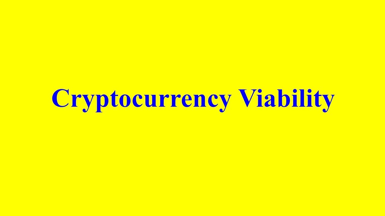 Is cryptocurrency viable as money By James PoeArtistry Productions