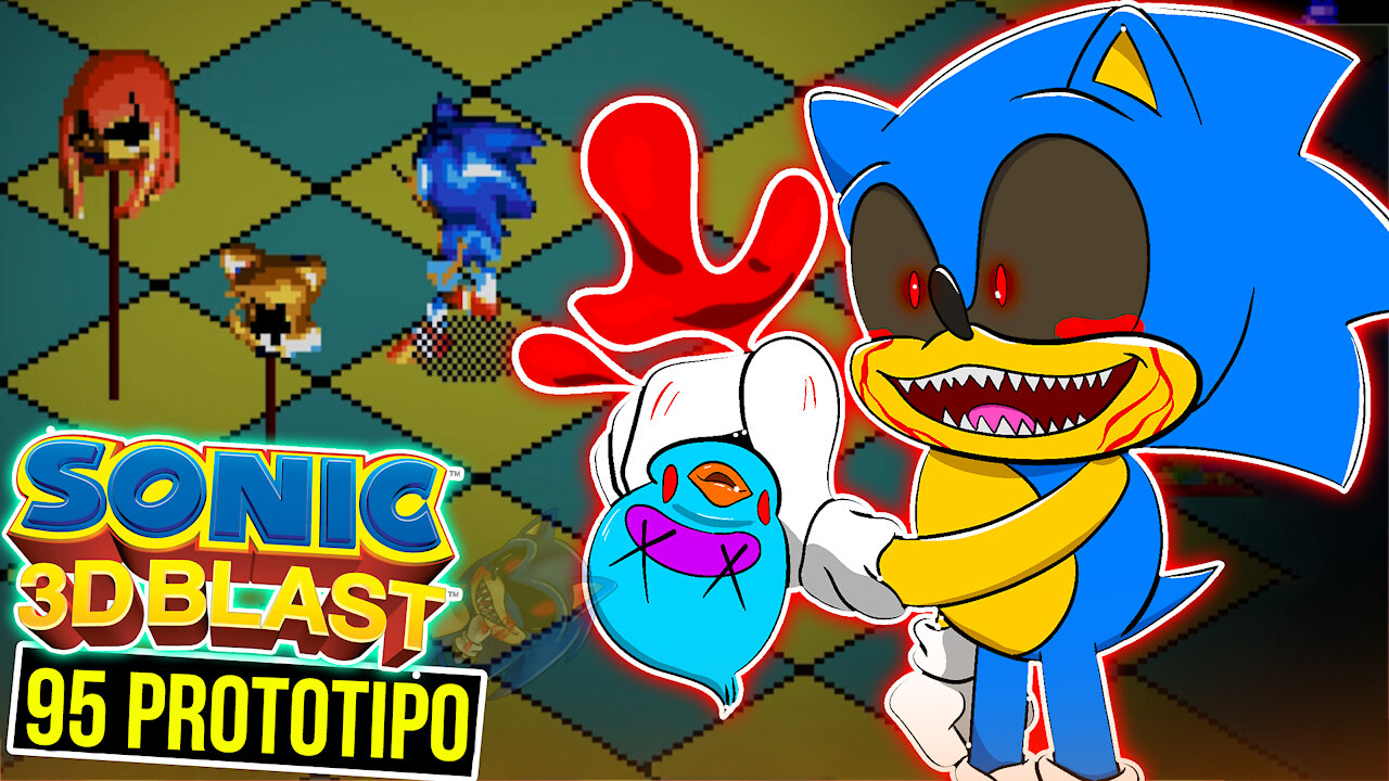 ASSUSTADOR protótipo do Sonic 3d BLAST 95 Prototype