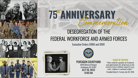 75th Anniversary of EO9980 & EO9981 Video