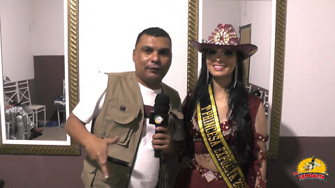Em entrevista a 1ª Princesa Karolyne Ibiapino agradece a todos que torceram