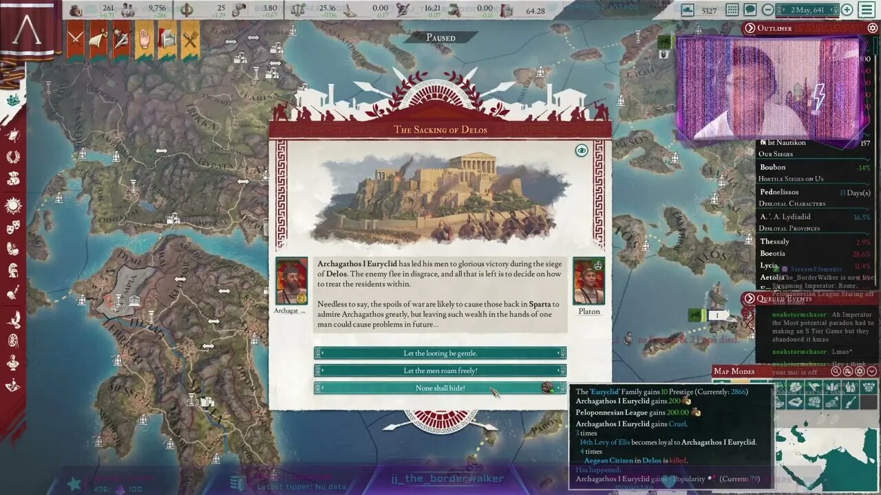The Peloponnesian League Reconquers and Expands Imperator Rome 2022-08-13