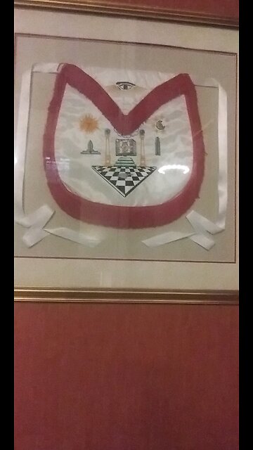 All Seeing Eye Of Lucifer 33rd Degree Masonic Apron