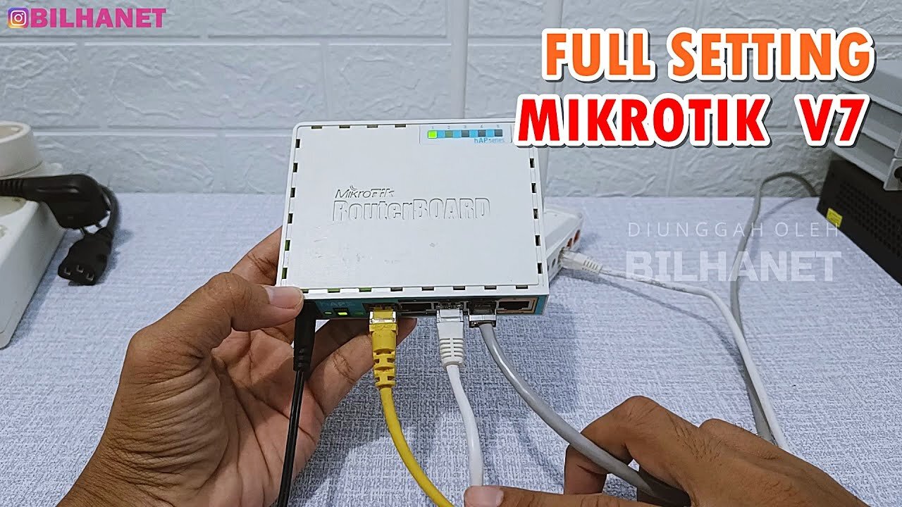 Cara setting Dasar Mikrotik ROS V7 untuk PPPoE dan Hotspot Voucher