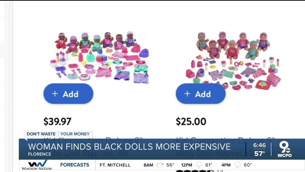 Mom finds some Walmart Black dolls more expensive than white dolls