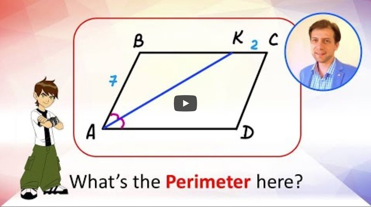 How to find perimeter of parallelogram in this case? Geometry problem.