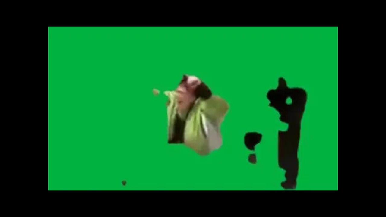 meme crying liberal green screen