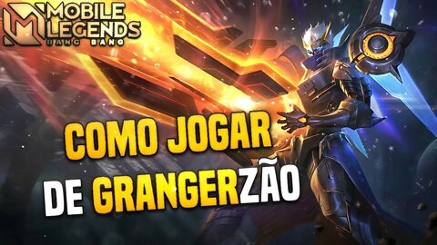 COMO JOGAR DE GRANGER • BUILD, EMBLEMAS, GAMEPLAY E DICAS | MLBB