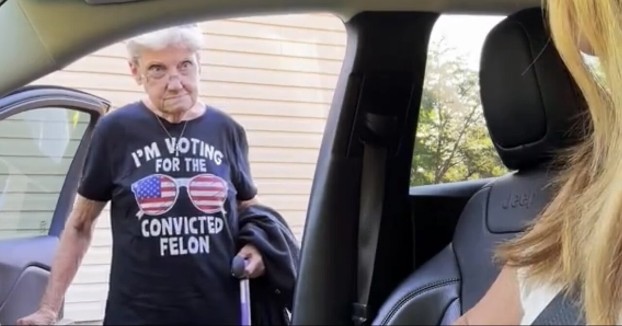 Grandma will be voting for the Convicted Felon 😂😂😂😂