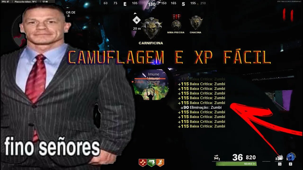 novo método de pegar camuflagem e XP fácil no call of duty cold war / warzone (MUITO FACIL)