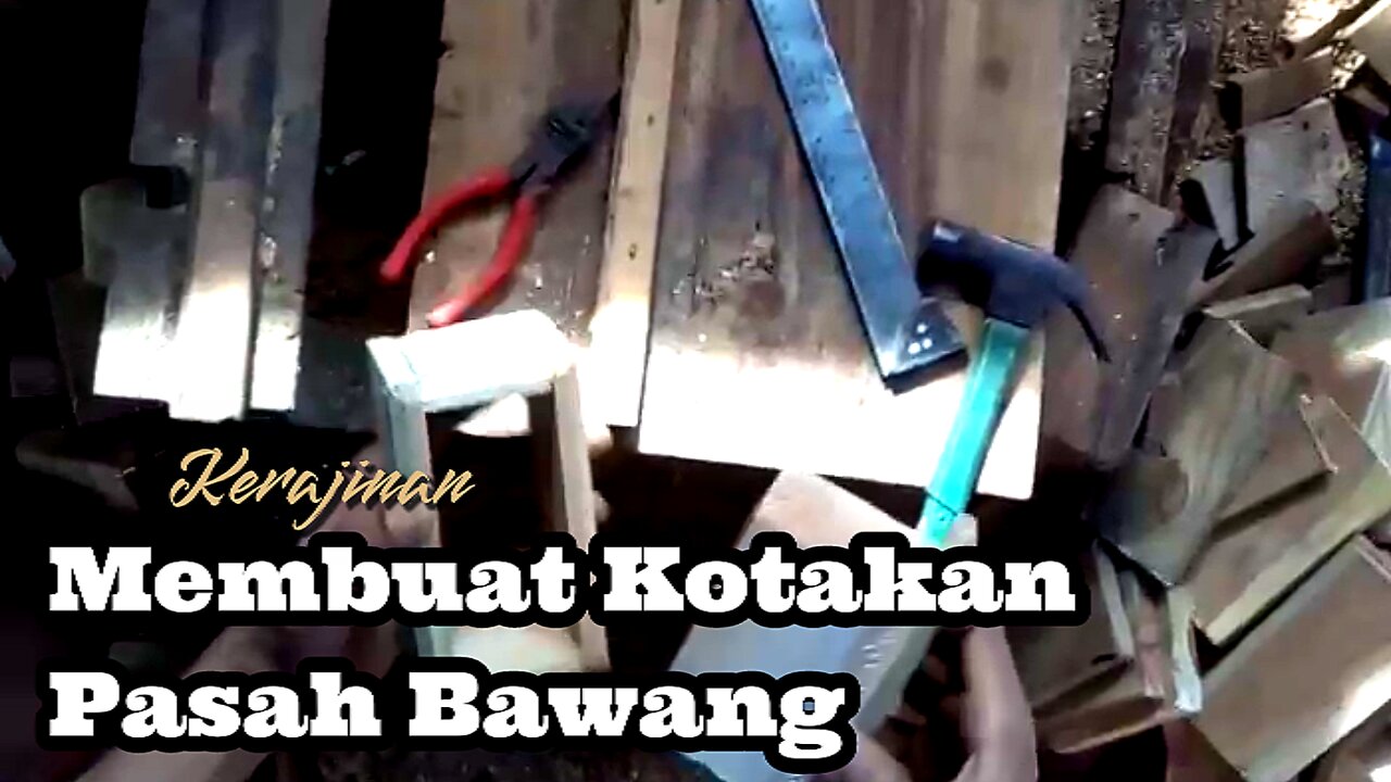Kerajinan - Membuat Kotakan Pasah Bawang