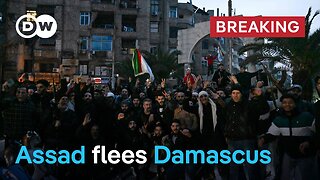 Breaking: Assad flees Syria as rebel forces enter Damascus | DW News