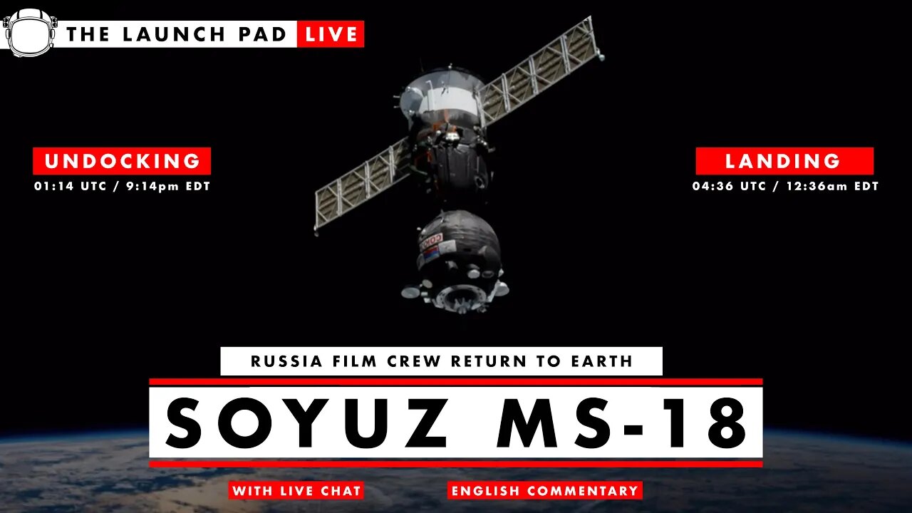 Soyuz MS-18 Returns Russia Film Crew To Earth | Full Return Mission Coverage