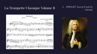 🎺🎺 La Trompette Classique Volume B - 03 (MENUET Georg Friedrich Händel)