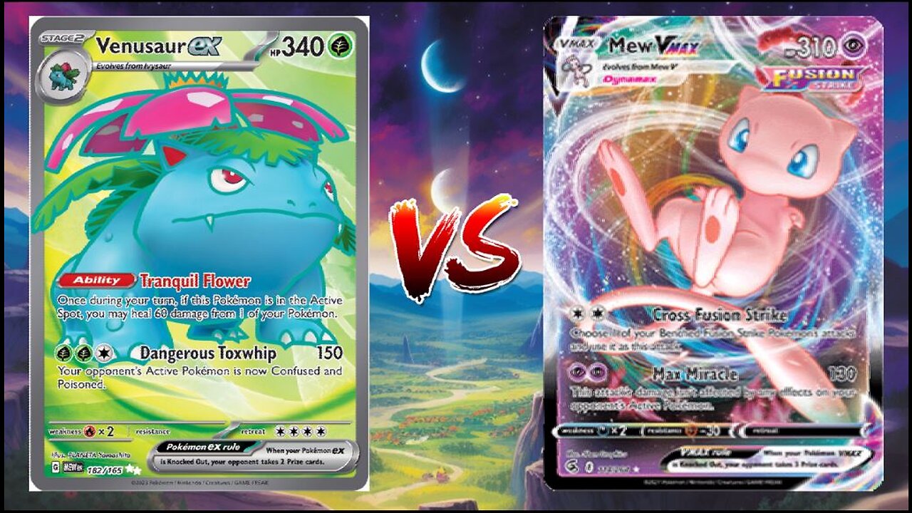 Pokemon TCG Live Venusaur EX Stall VS Fusion Strike Mew VMAX Genesect V!!