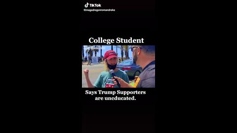 Trump supporters are uneducated?🙄