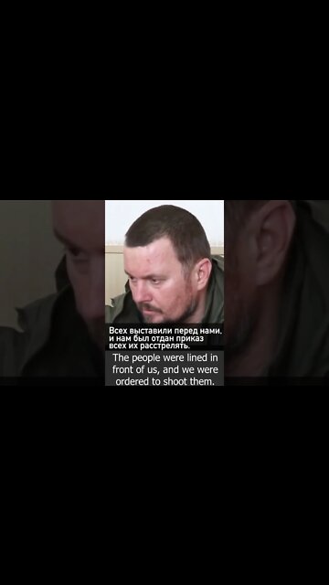 Testimony From Captured Ukrainian Soldier On The Atrocities Committed By The AFU