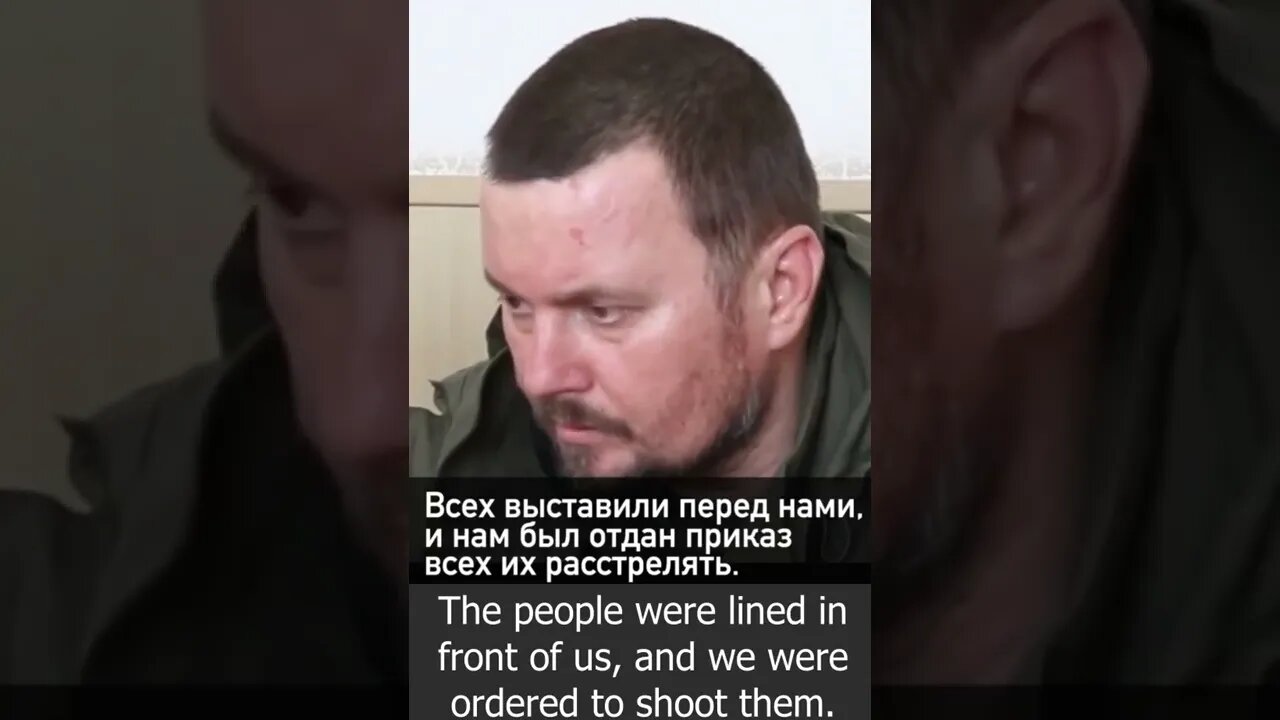 Testimony From Captured Ukrainian Soldier On The Atrocities Committed By The AFU