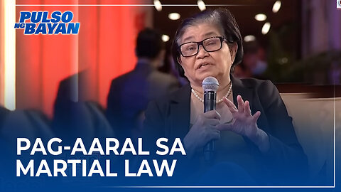 Pag-aaral sa Martial Law, hindi dapat padalos-dalos −Prof. Carlos