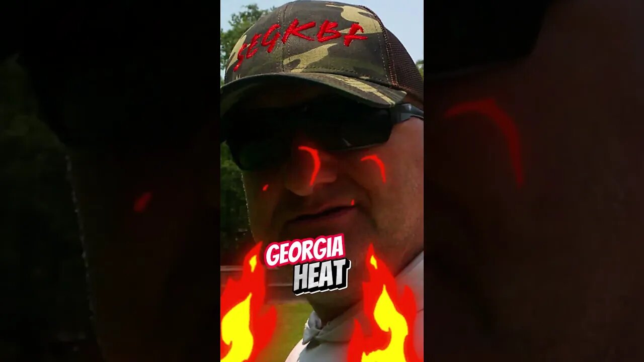 GEORGIA HEAT STROKE! #shorts #kayakbassfishing