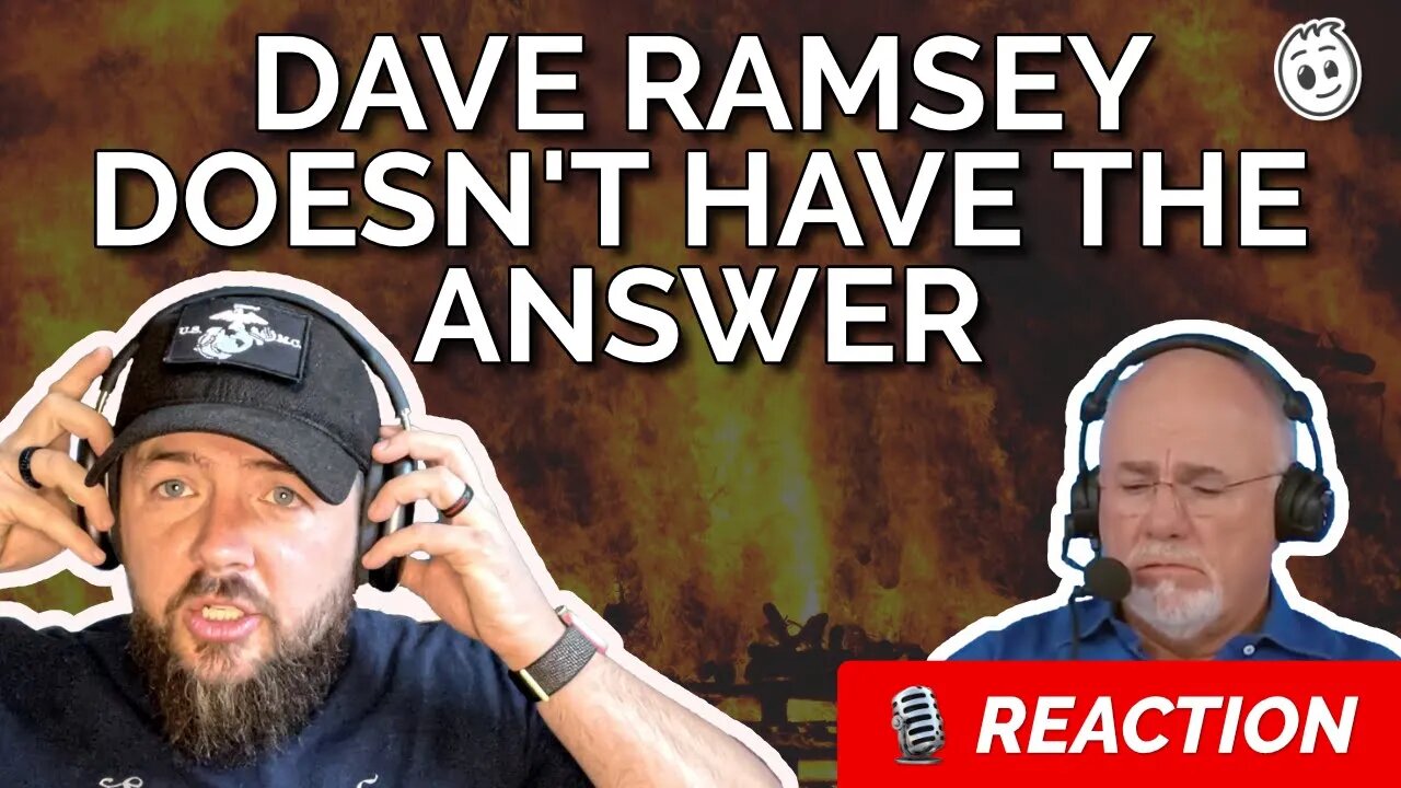 REACTION: Caller Can't Afford to Live Where He Works | Dave Ramsey Doesn't Know What To Do