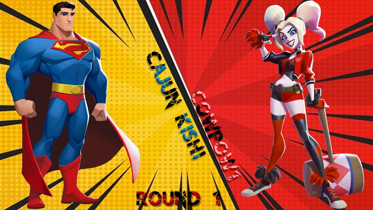 MultiVersus - Cajun Kishi vs CowPow1 (Superman vs Harley Quinn) Round 1