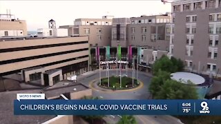 Clinical trial for nasal spray COVID-19 vaccine begins this week at Cincinnati Children's Hospital