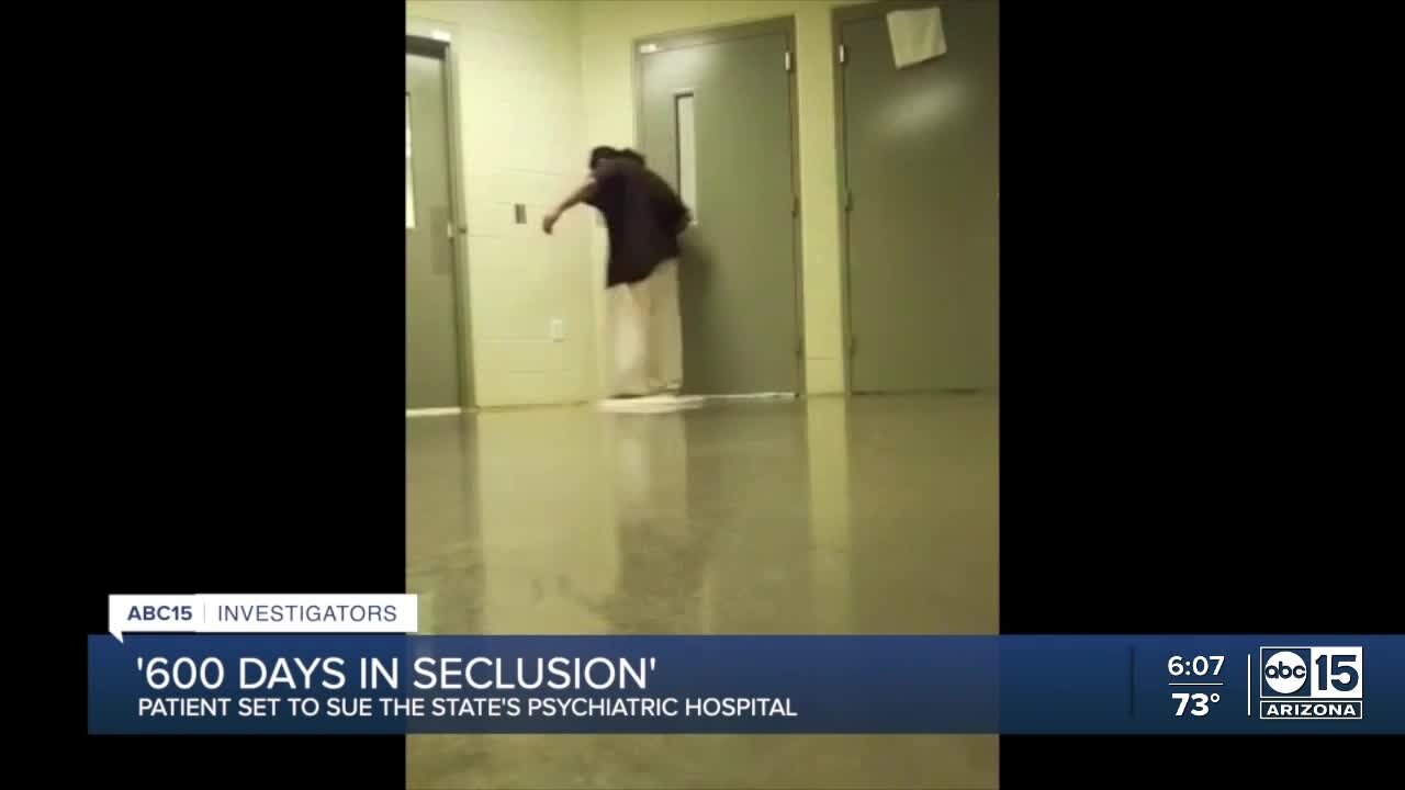 Man claims he's been held in seclusion for 600 days at Arizona State Hospital