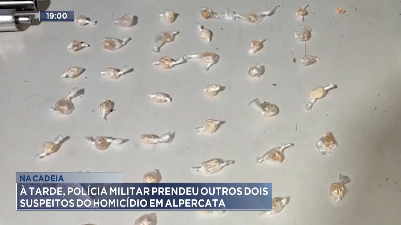 Na Cadeia: À tarde, Polícia Militar prendeu outros 2 suspeitos do Homicídio em Alpercata.