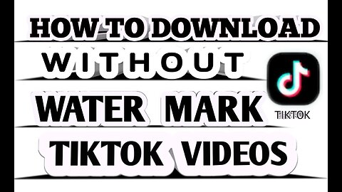 How to download without watermark tiktok videos || TikTok || Taseer prince