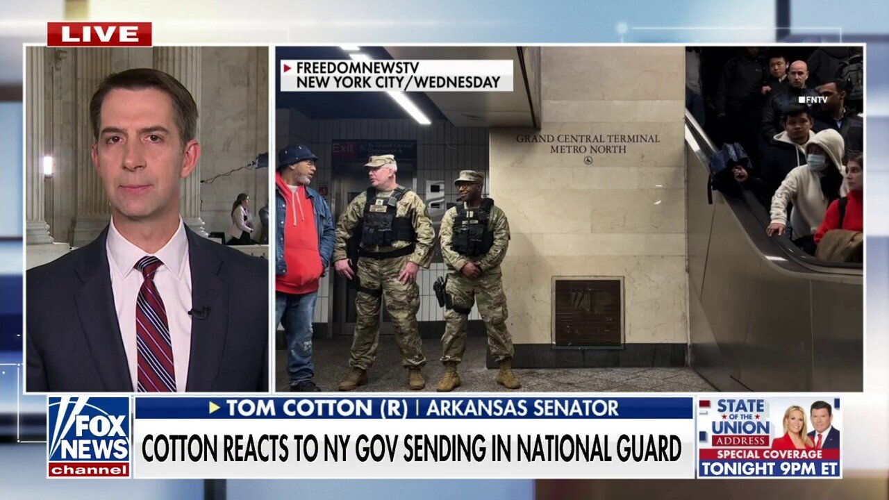 Sen. Tom Cotton: Law And Order Broke Down Because Of The Left's 'War On Police'