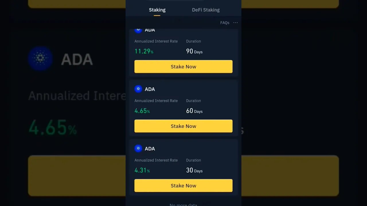 CARDANO 16% 4MONTHS STAKING REWARDS #ada #cardano #stakingrewards #staking #altcoin #stakingcrypto