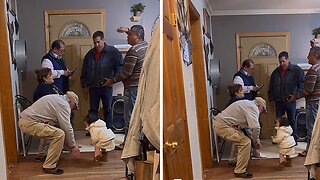 Toddler Adorably Dances With Her Great-grandfather