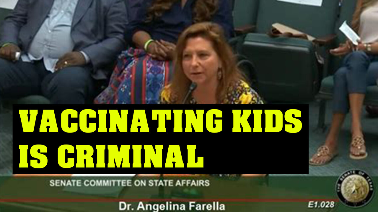 Dr Angelina Farella explains Why Vaccinating Kids is Criminal with Facts, State Affairs, Pinecone