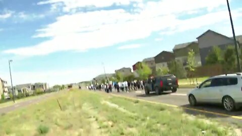 STRIVE Prep - RISE students walk out in protest of gun violence