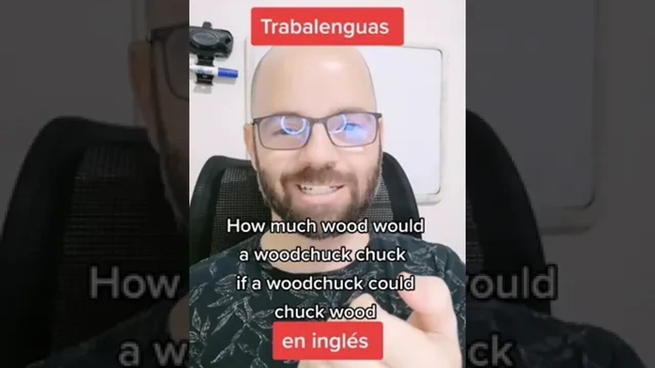 Trabalenguas en Inglés - Inglés con James #shorts