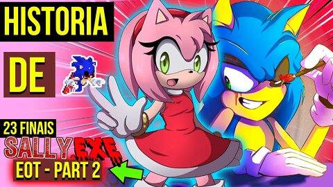 HISTORIA SALLY exe EOT Part 2 com TODOS OS FINAIS 😈