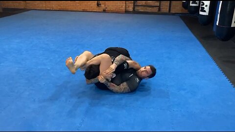 Side control bottom offence