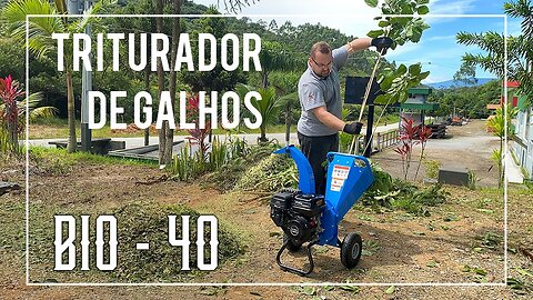 Triturador de Galhos e Orgânicos BIO 40 G - aplicação e conceito