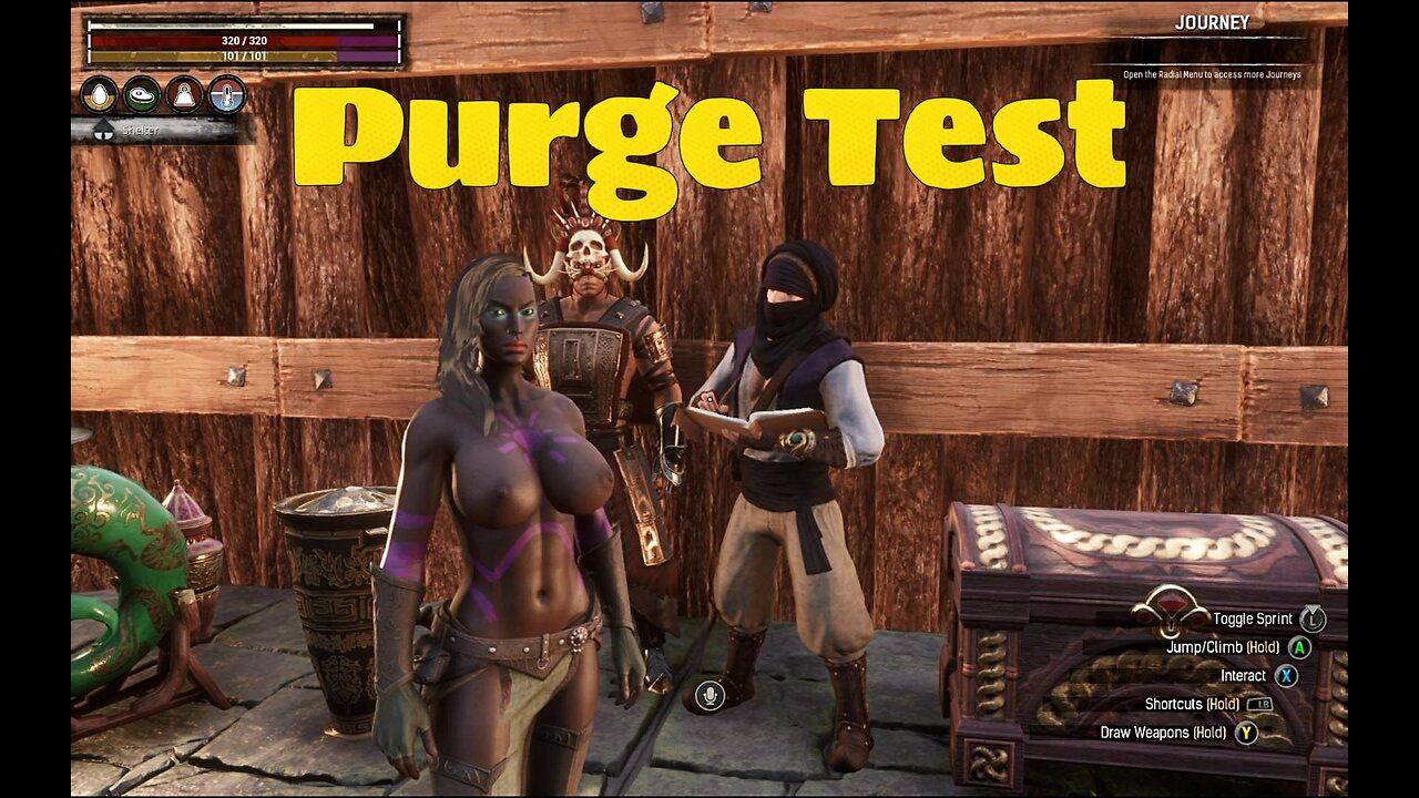 Conan Exiles, Purge test, Busty, Boobs #conanexiles