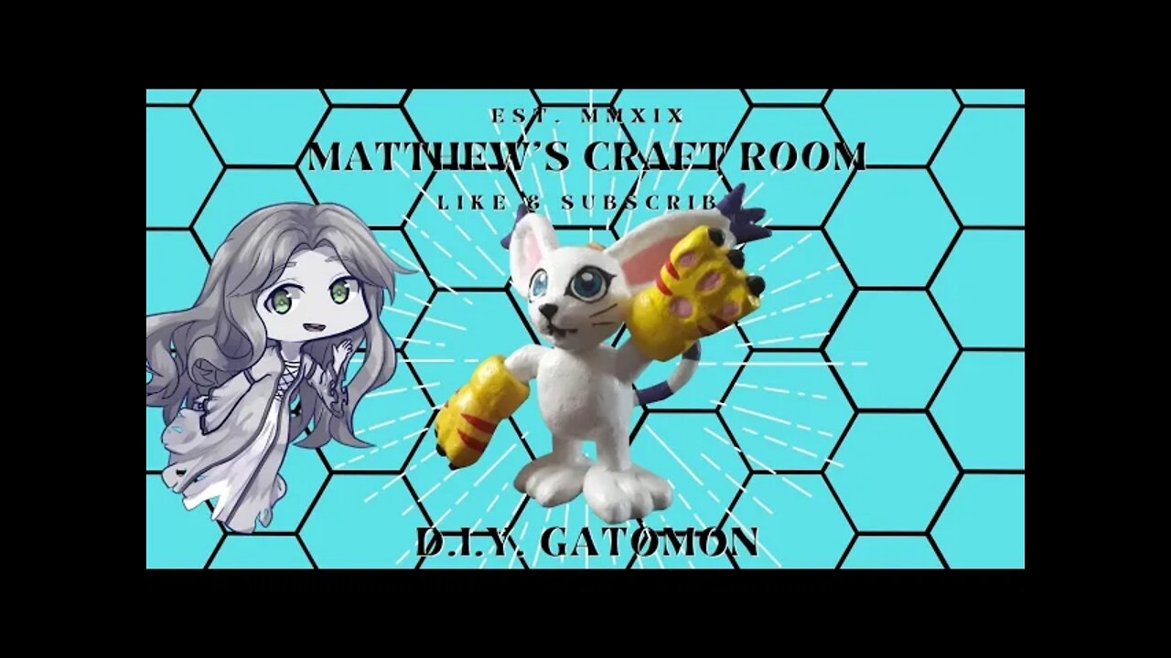 DIY: Digimon's Gatomon (Paper Mache)