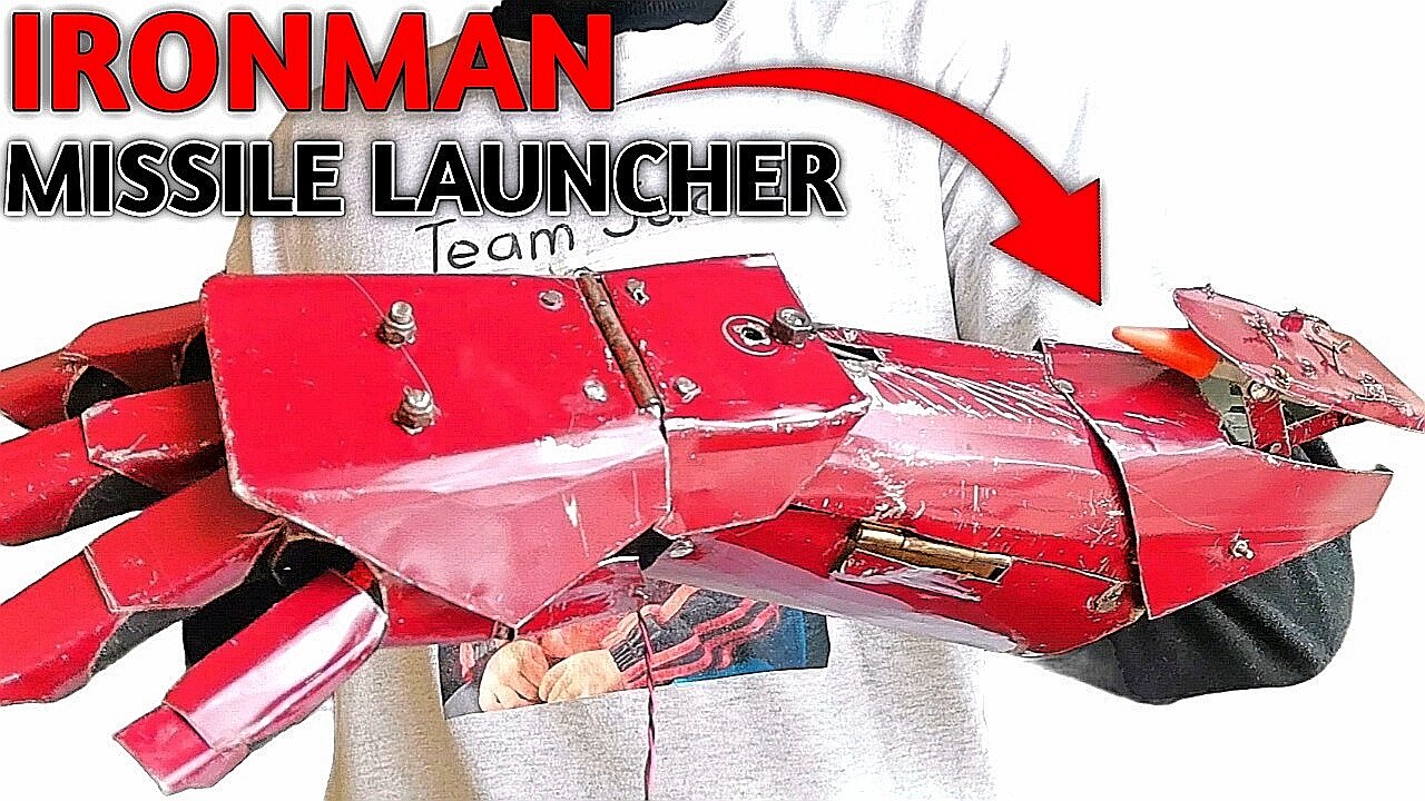 Real Metal Iron Man Missile Launcher