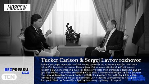 Tucker Carlson & Sergej Lavrov rozhovor