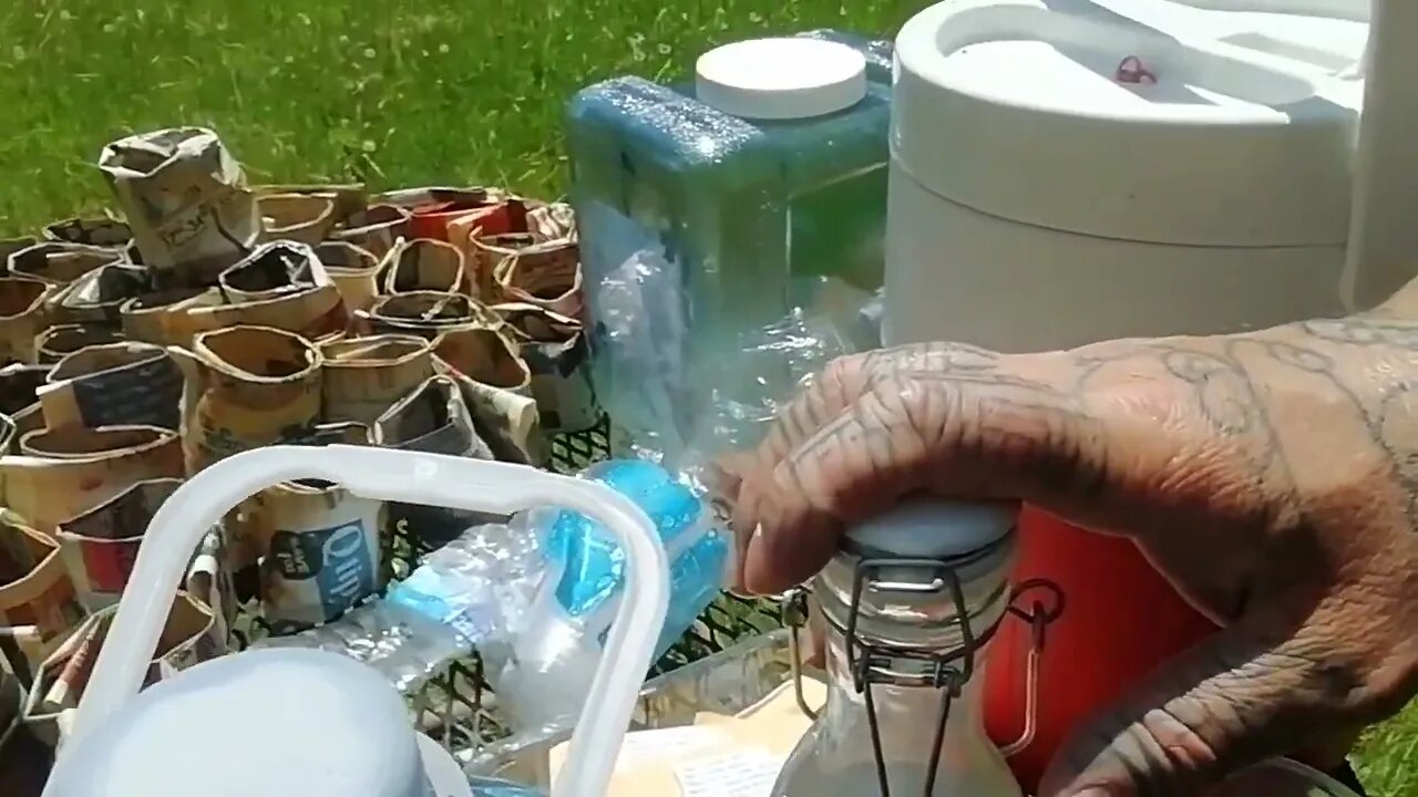 Soaking seeds in "ocean water"?!? I think the sun and 95 F. heat got to him! HELP! #communitygarden