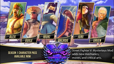 SFV:Champion Edition Mysterious Mod Season 1 On Pc