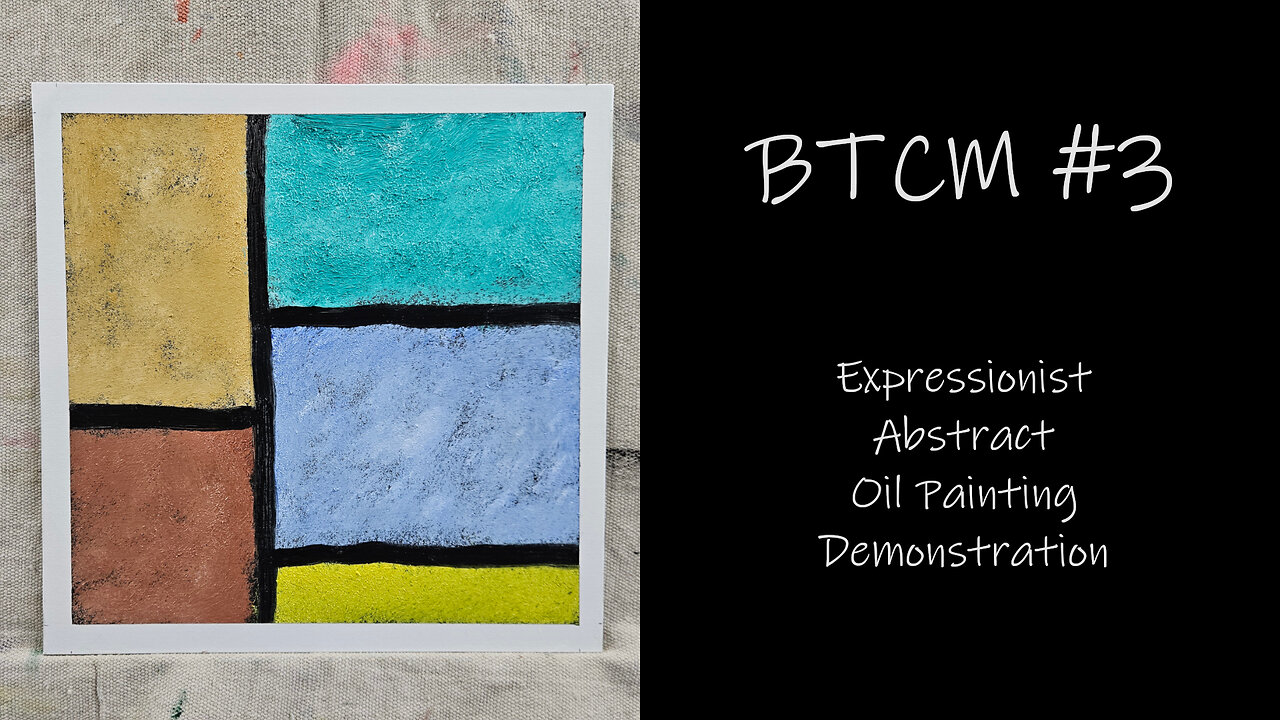 "BTCM #3" Expressionist Oil Painting Demonstration #forsale #viral