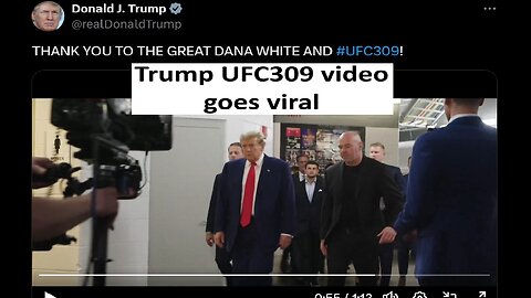 Trump UFC video goes viral