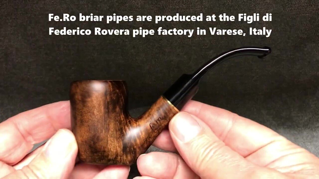 NEW Walnut Matte Smooth Fe.Ro Pipes at MilanTobacco.com