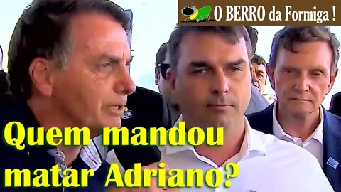 Bolsonaro e Flávio desmentem imprensa sobre a execução do ex-Cap Adriano na Bahia